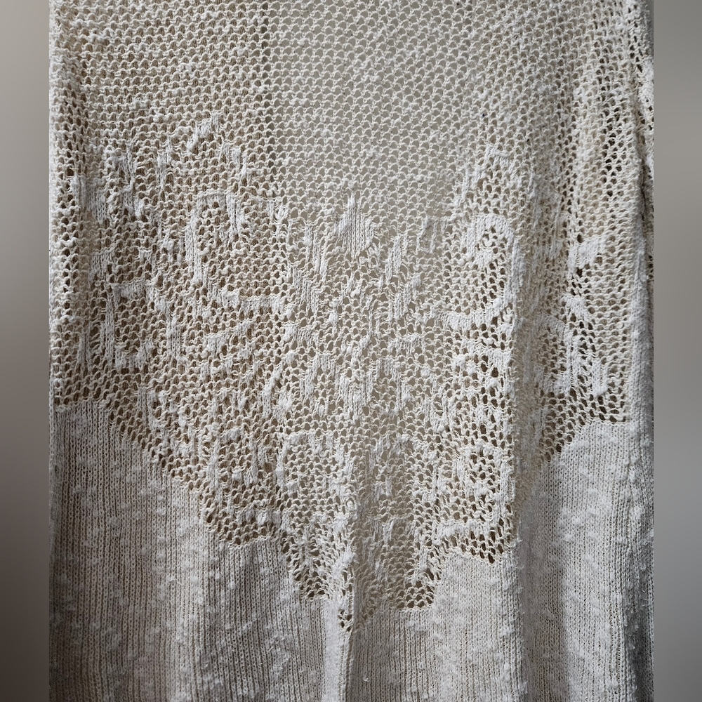 Crystal Kobe M cotton lace open sweater - Picture 7 of 10